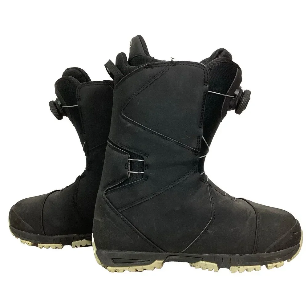 Burton Imprint 3 Photon Boa Snowboard Boots - Men's Sz 7.5 - Black + White Soles